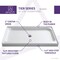 Anzzi Tier 32 x 60" Center Drain Single Threshold Shower Base in White SB-AZ03CD - alternate 3